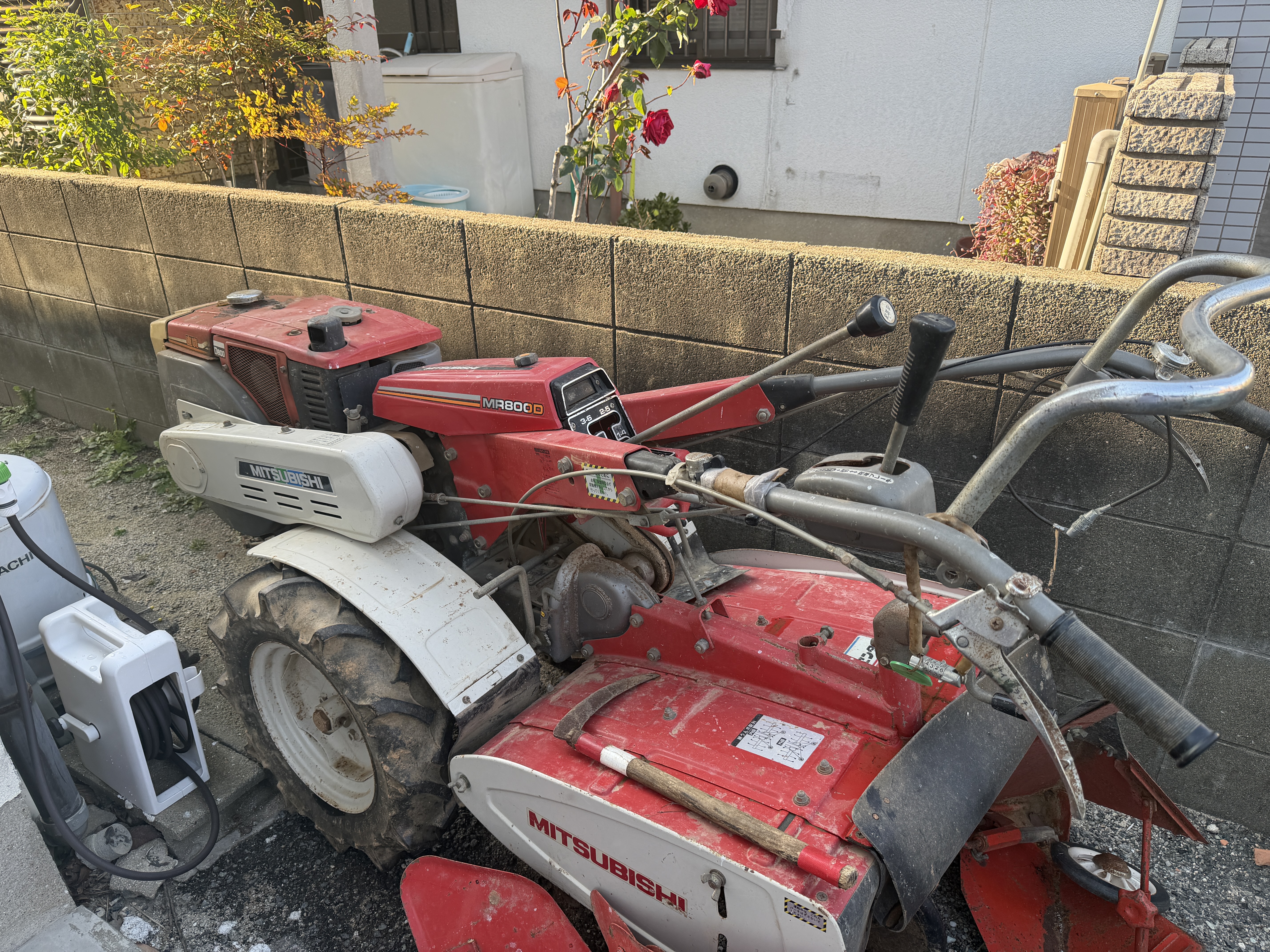 【入荷情報】三菱 耕運機 MR800（アタッチメント付）